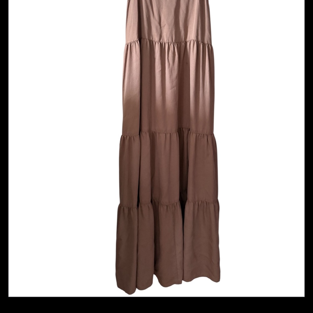 Chic Beige Maxi Dress - Picture 2 of 5